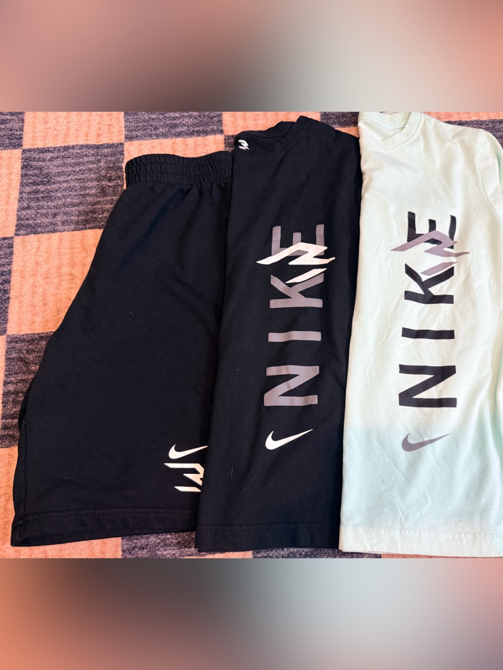 Nike Jogger Shorts and 2 Shirts Lightweight Kids Set